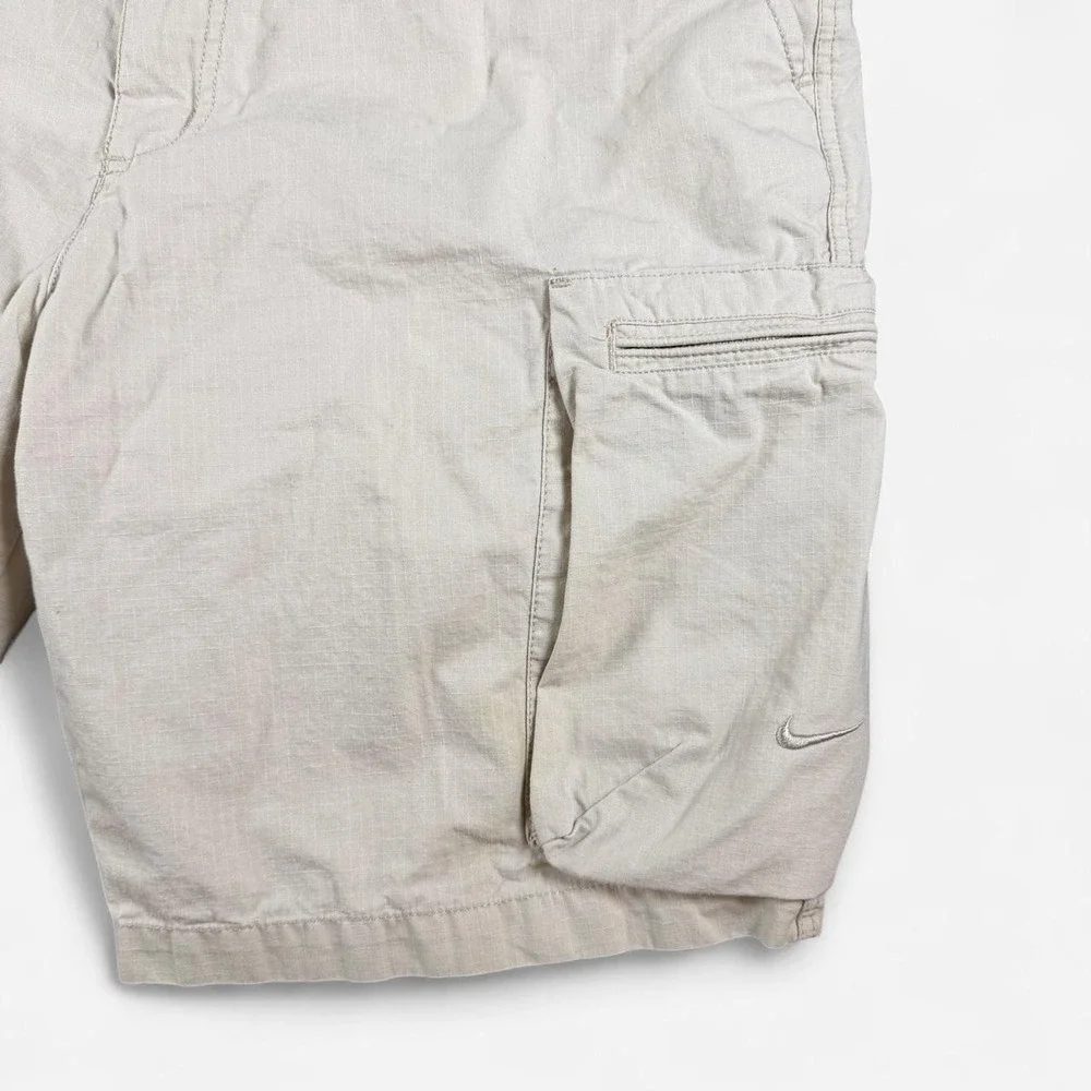 Nike Athletic Dept‎ Tan Cargo Utility RipStop Shorts Size 38 x 11